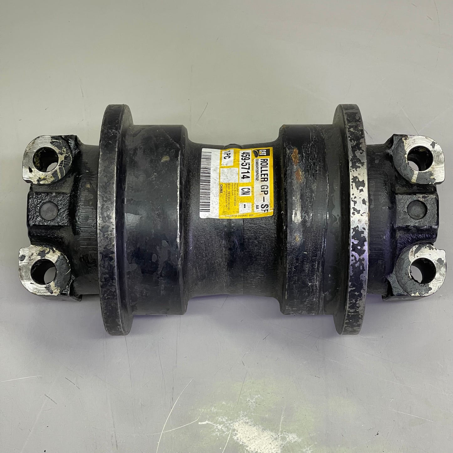 CAT OEM Roller GP-SF 12" L x 6.5" Dia Black & Steel 459-5714