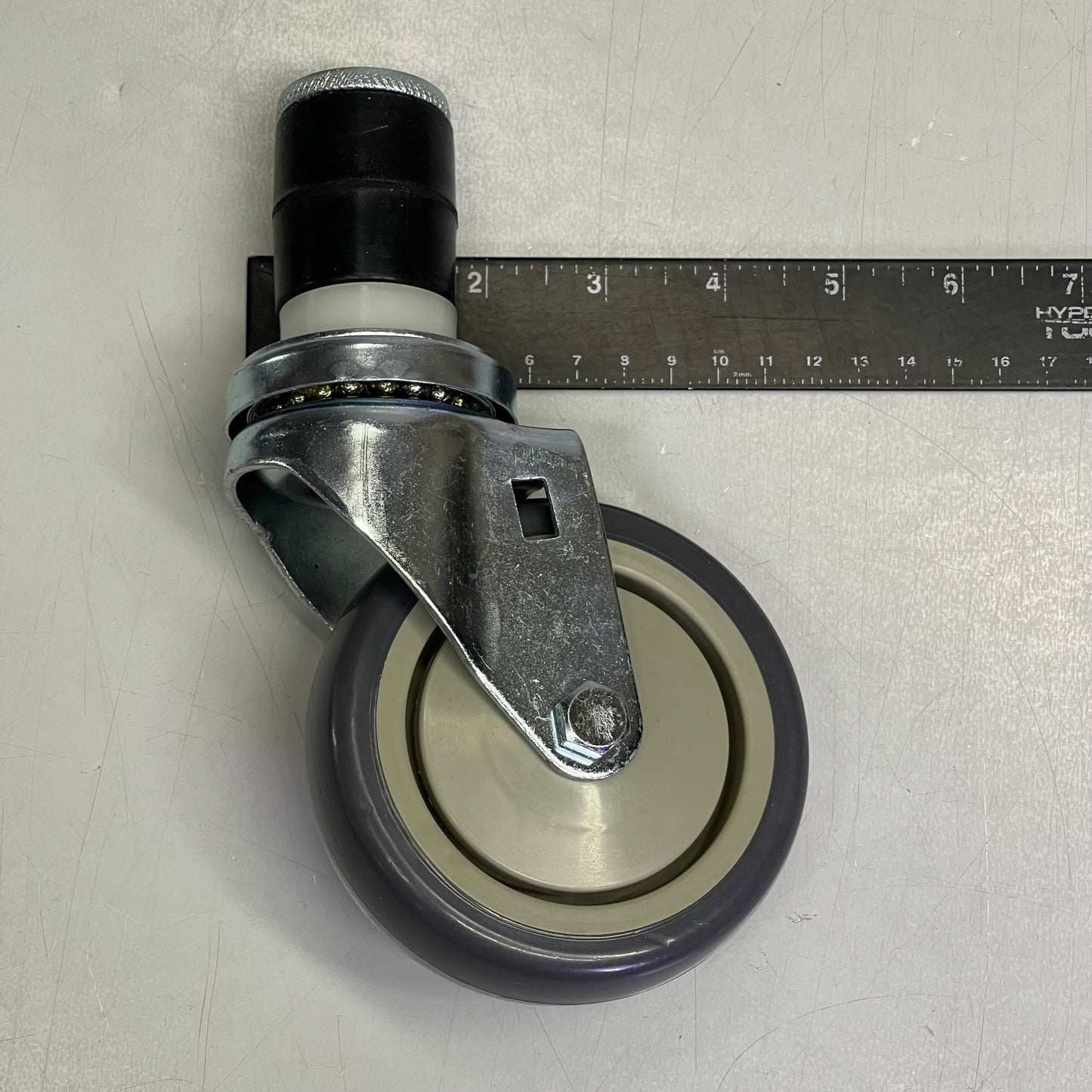 KUTLER (4 PACK) Caster Wheels 4" Dia Steel & Grey KT-4W