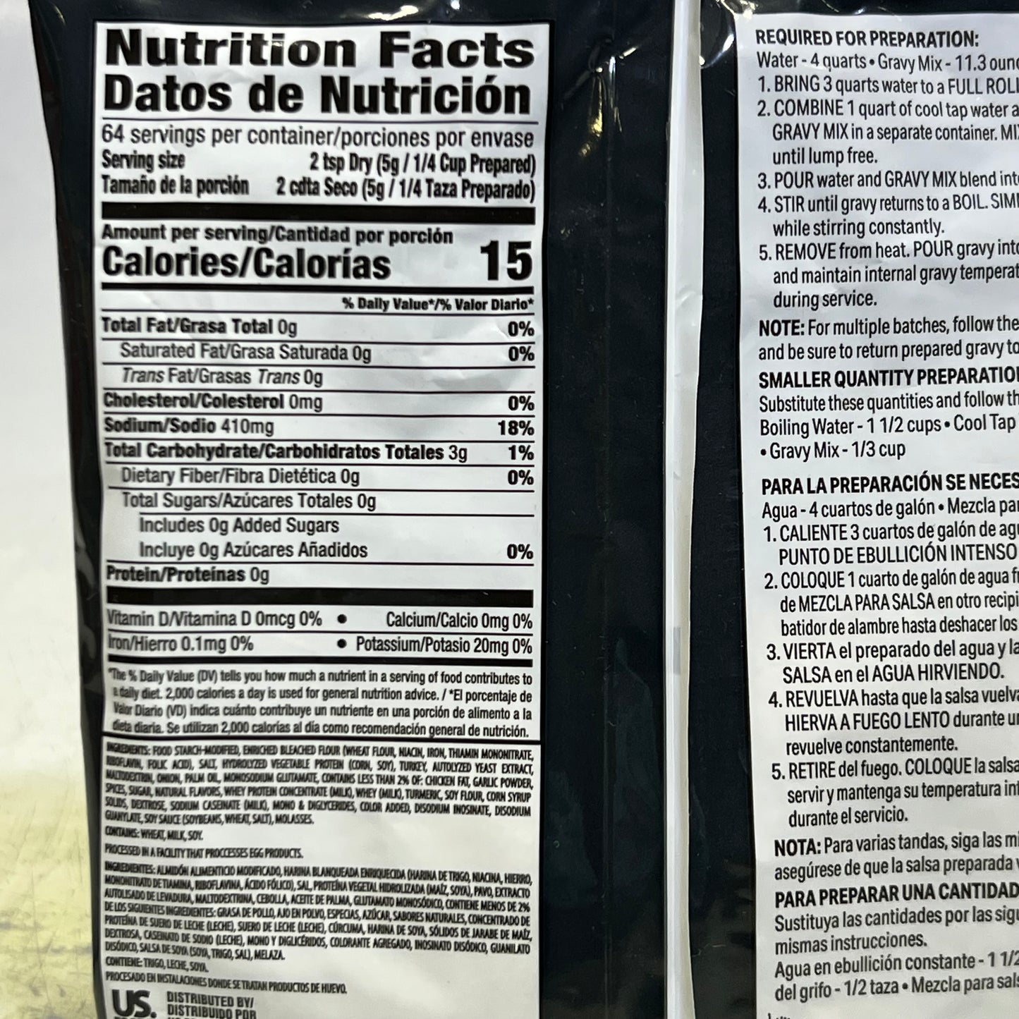 ZA@ MONARCH (6 PACK) Turkey Gravy Mix 11.3 oz 687955 C