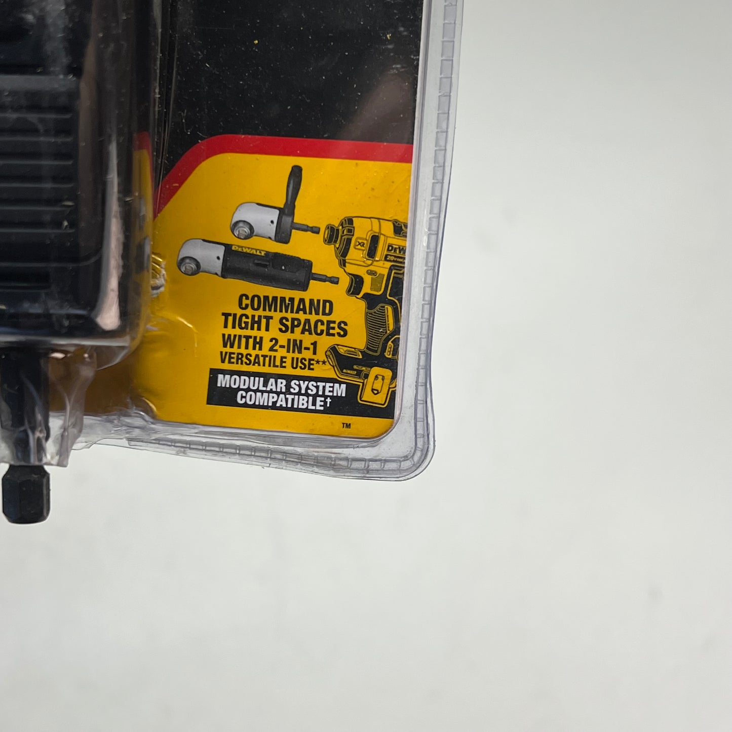 DEWALT Elite Series Impact Drill Attachment  1/4" Hex Shank  Black DWAFEMRA