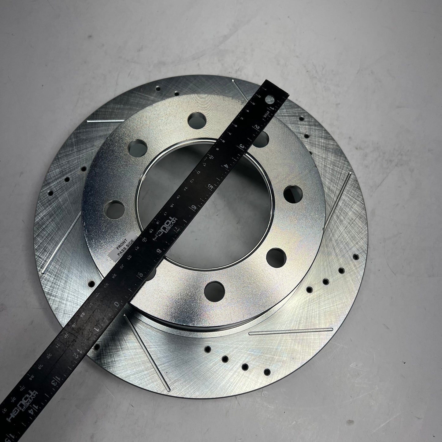 POWER STOP Disc Rotor Drilled & Slotted Front Right Passenger Side AR8771XR