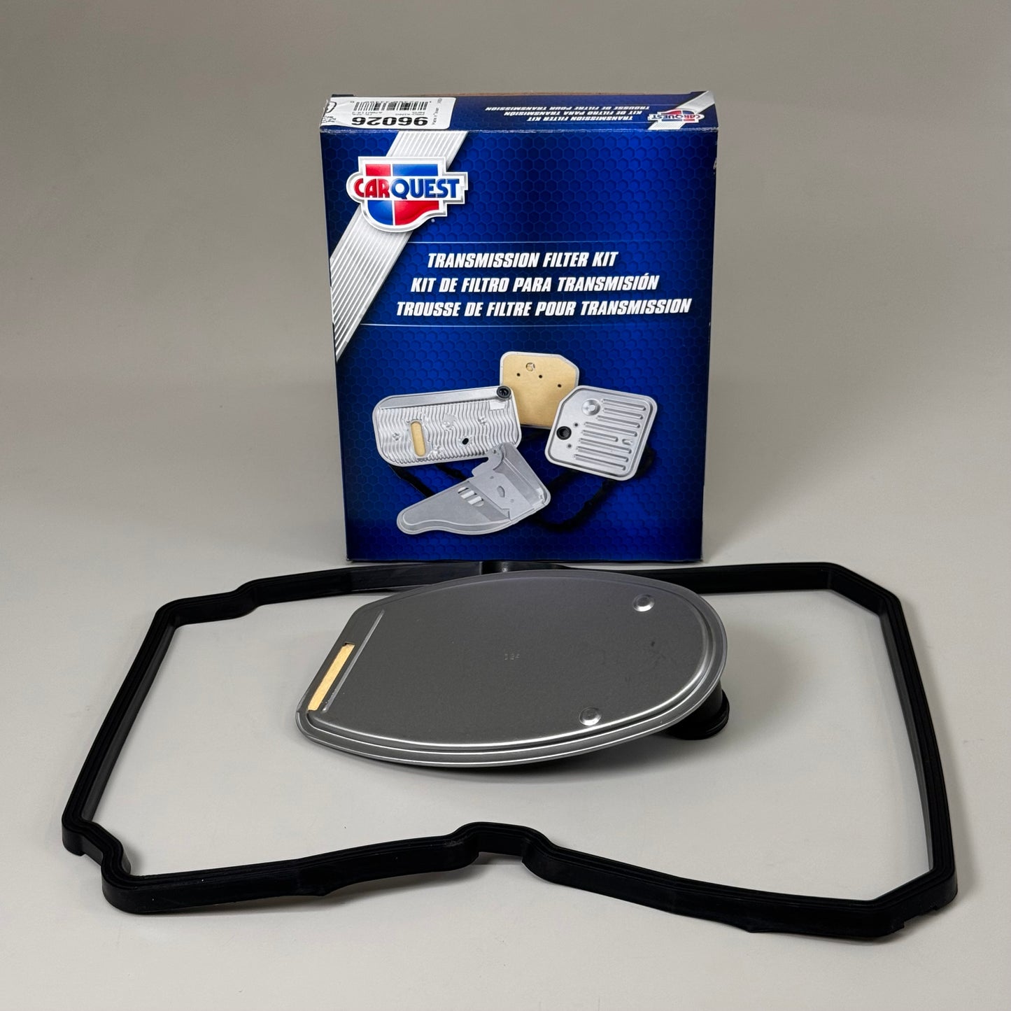 CARQUEST Transmission FIlter Kit Molded Rubber Gasket w/ Pan OE Fit 96026