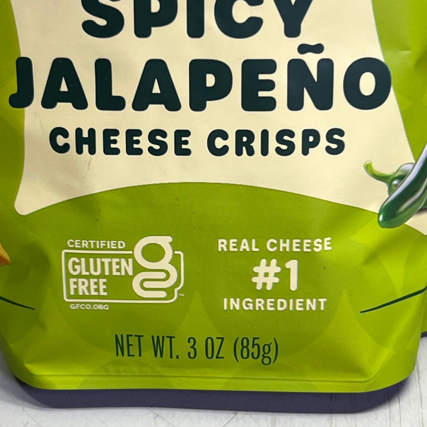 34 DEGREES (4 PACK) Mates Spicy Jalapeño Cheese Crisps 3 oz BB 03/26