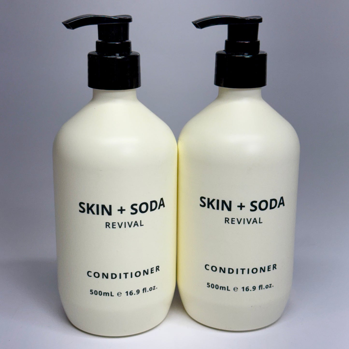 SKIN & SODA (2 PACK) Revival Conditioner 500mL 16.9 fl oz White