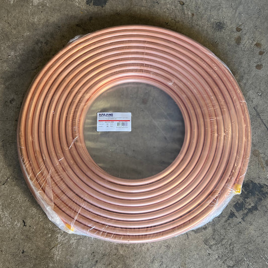 HAILIANG Soft Copper Tubing Coil for AC & Refrigeration Sz 3/4" x 100' USCT34X100OD