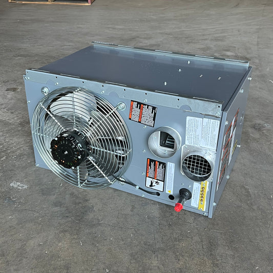 STERLING Low Profile Gas Unit Heater Power Vented  75,000 Grey GG075A1NSA11