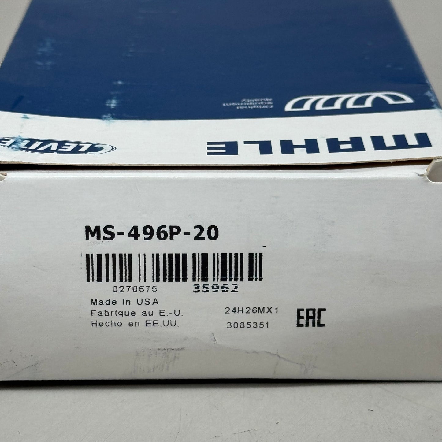 MAHLE (9 Pieces, 1 Box) Clevite Crankshaft Bearing High Performance Durability For Buick & Pontiac MS-496P-20