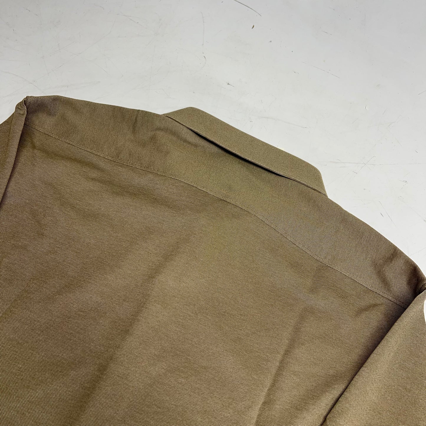RW & CO Long Sleeve Piqué Knit Shirt Collared Men's Sz XXL Kangaroo 489093