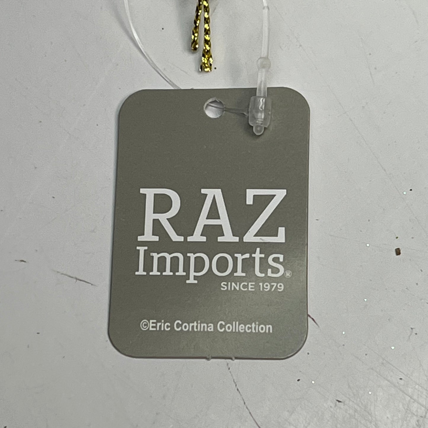 RAZ IMPORTS Glass Paperwhite Bulb Ornament Eric Cortina Collection 7" 4553115