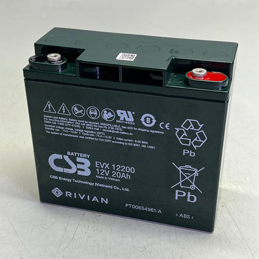 CSB Battery 12V EVX 12200 FOR Deep Cycle Applications 20Ah Green PT00654961-A