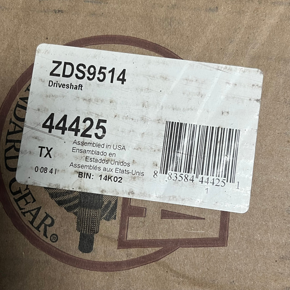 USA STANDARD GEAR Driveshaft for 2001-2007 Dakota Front  ZDS9514 SPZ-44425