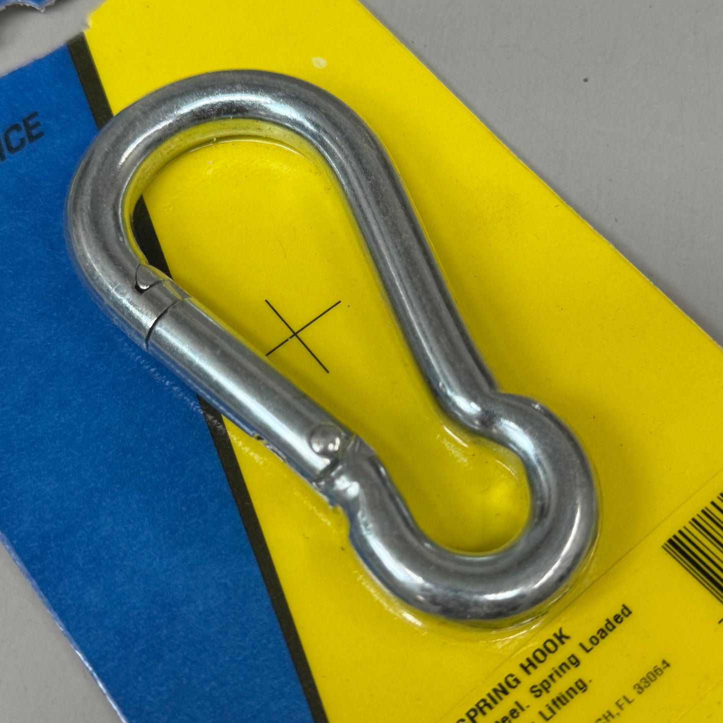 SEACHOICE (2 Pack) Safety Interlocking Safety Spring Hook 3/8"X4" Chrome 36831