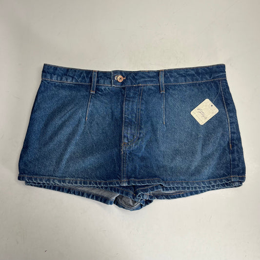 FREE PEOPLE Gallivanting Peekaboo Skort Women's Sz 30 Blue Rebel OB1904070