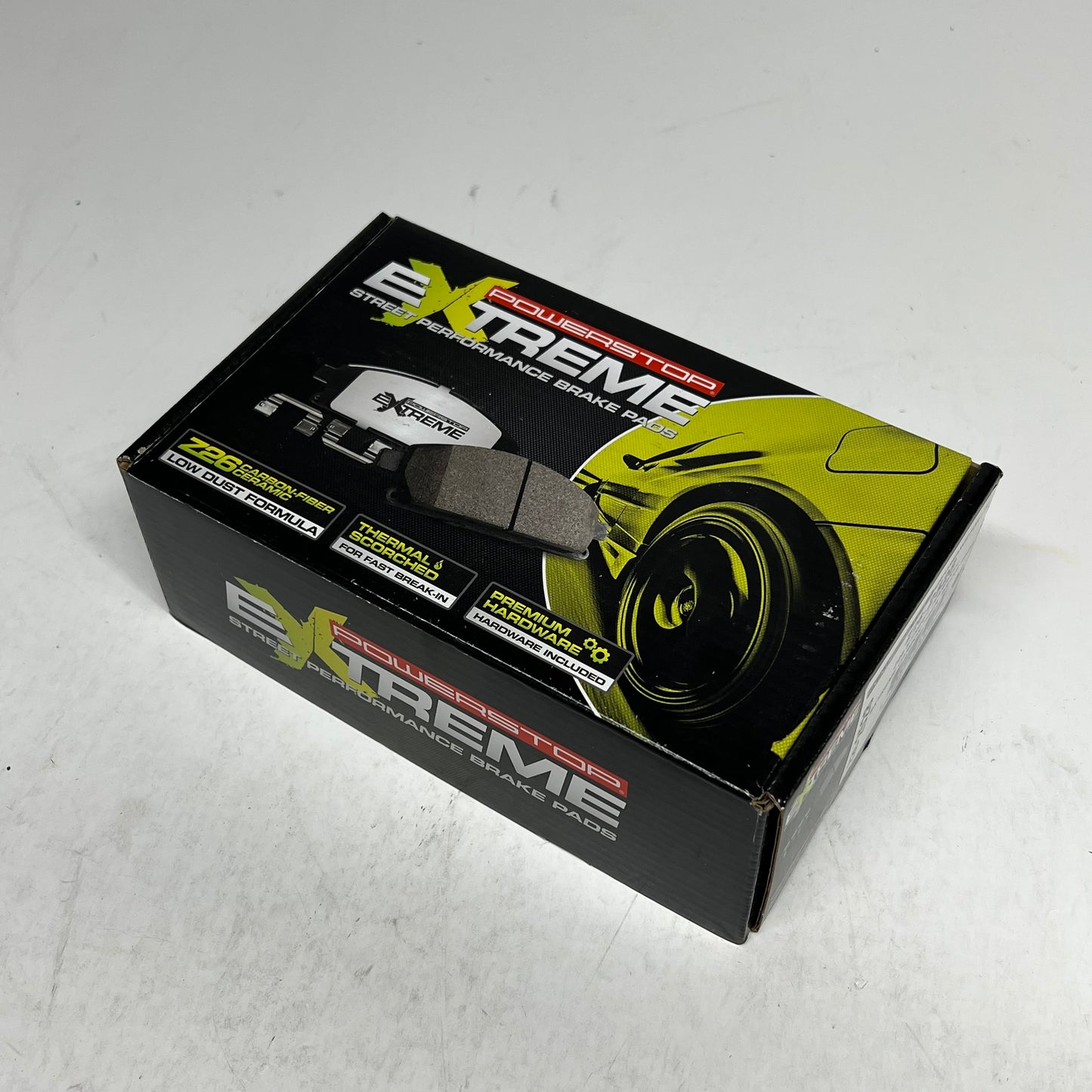 POWER STOP Street Performance Carbonfiber Ceramic Brake Pads & Hardware Z26-2528