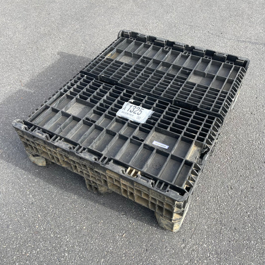 ZA@ Pallet of BUCKHORN Heavy-Duty Plastic Collapsible Bulk Container 840-344 (AS-IS)