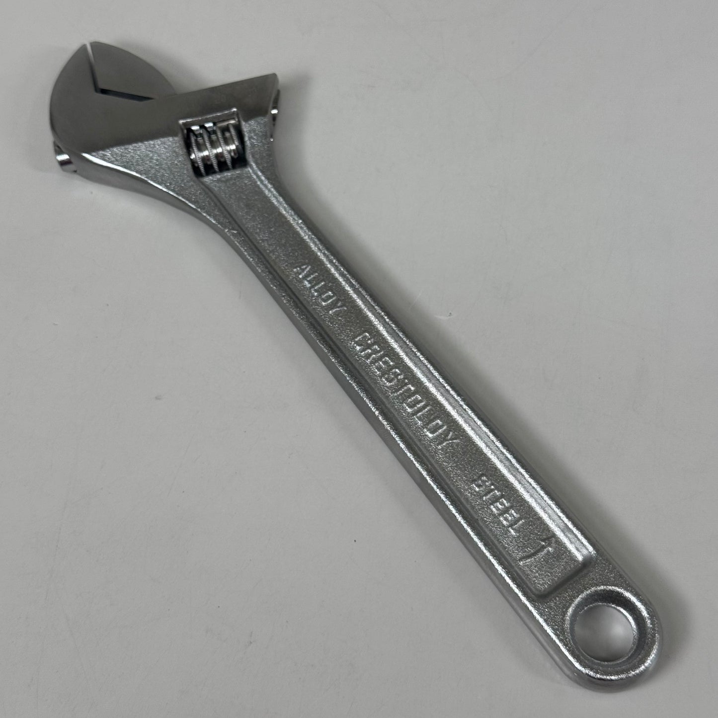 CRESCENT Chrome Plated Adjustable Wrench Plain Handle Alloy Steel 10" AC210BK