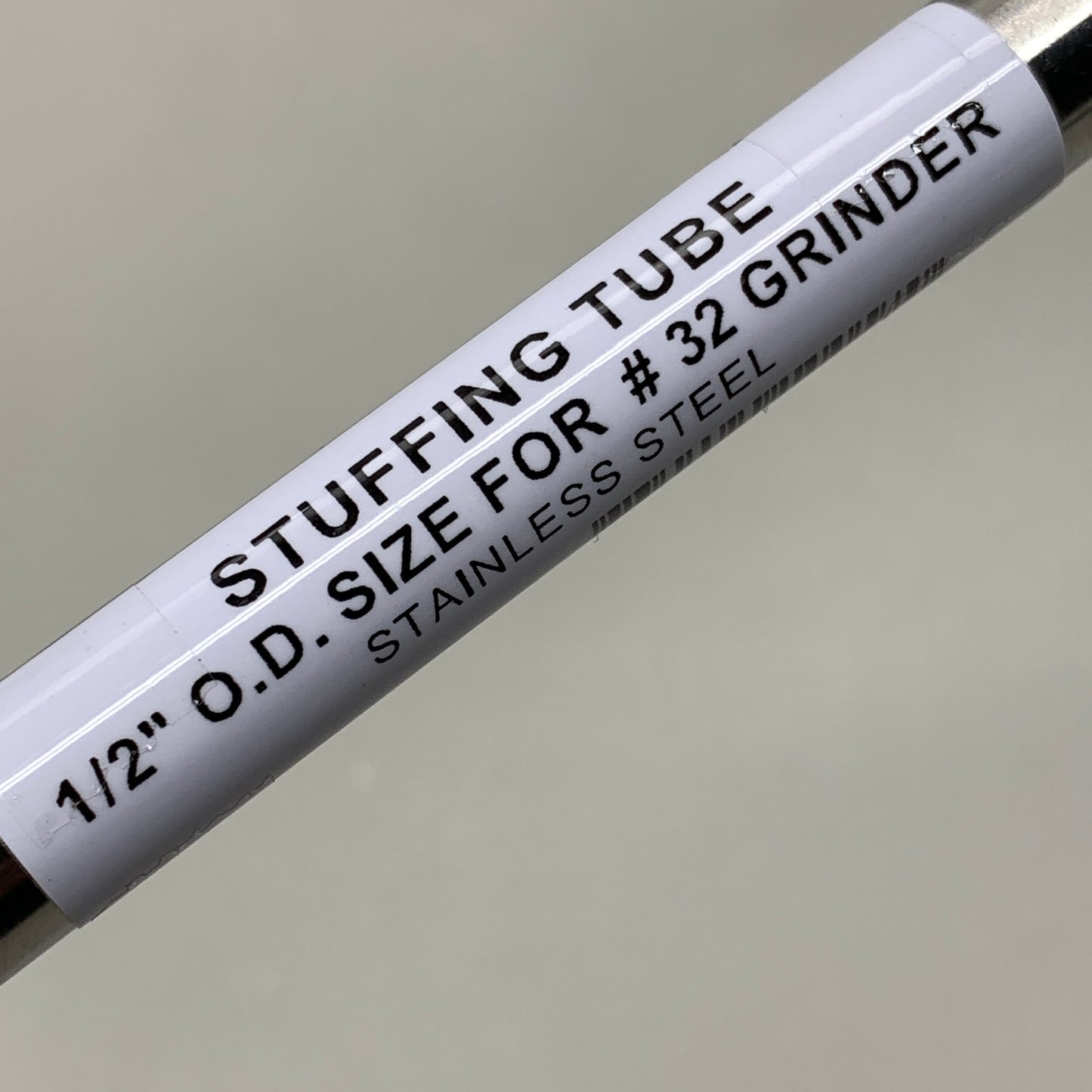 LEM Stuffing Tube 1/2" O.D Size for #32 Grinder Stainless Steel 05ASS