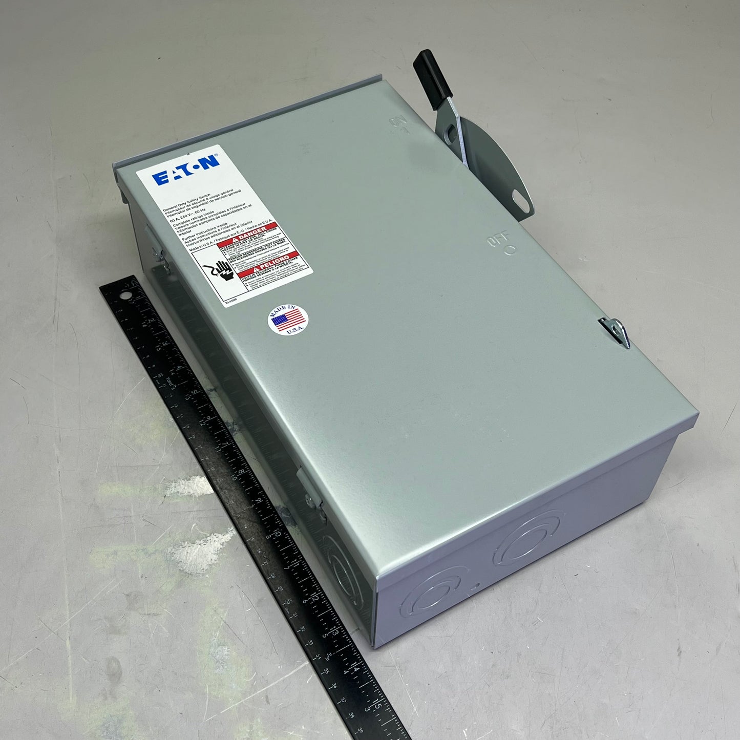 EATON  General Duty Non-Fusible Safety Switch Single Throw 60A NEMA 3R DG222URB
