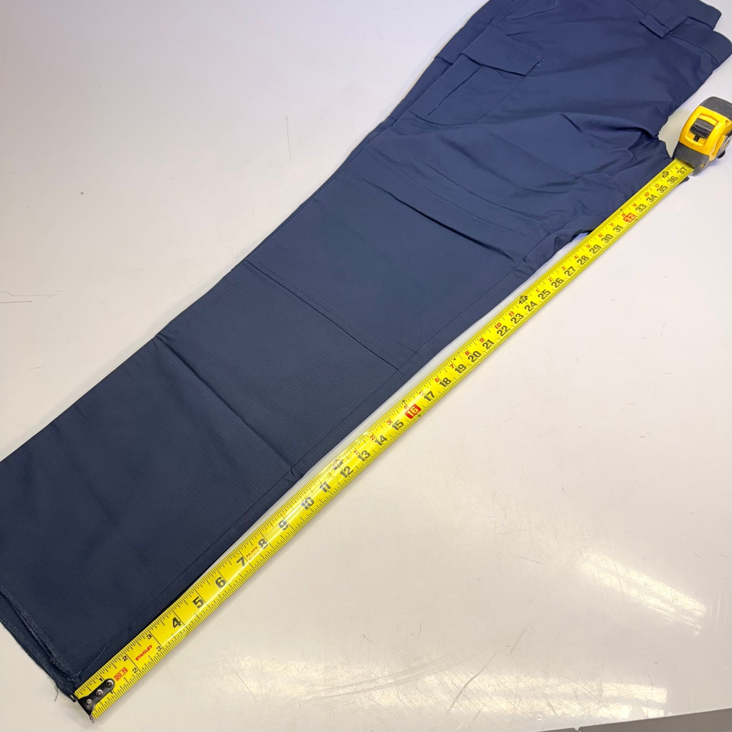TACT SQUAD Tact Stretch Mini Ripstop Trouser Poly/Cotton Men's Sz 44 Dk Navy T7511