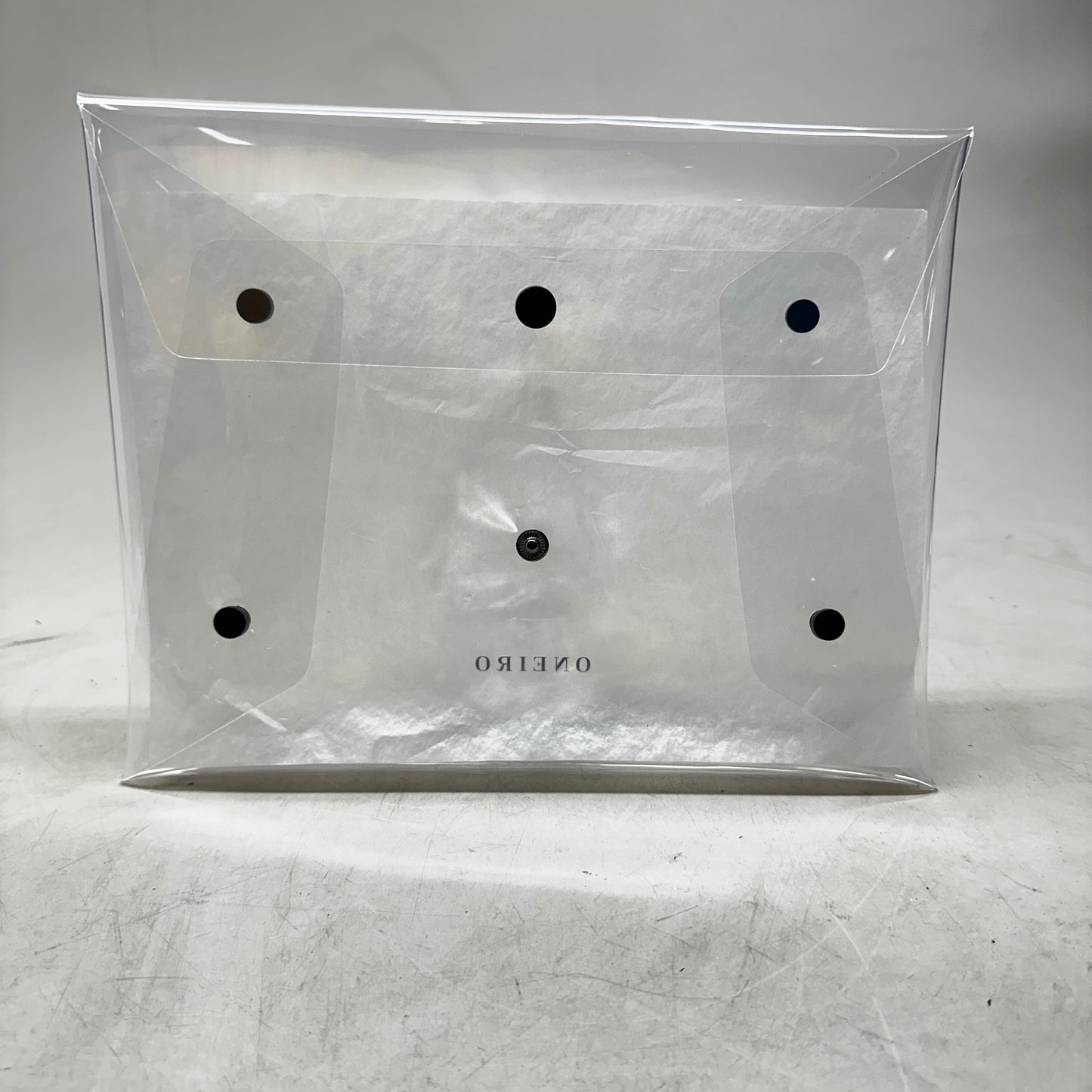 ONEIRO Clear Multipurpose Clutch Waterproof Travel Pouch 8" x 10" (New)