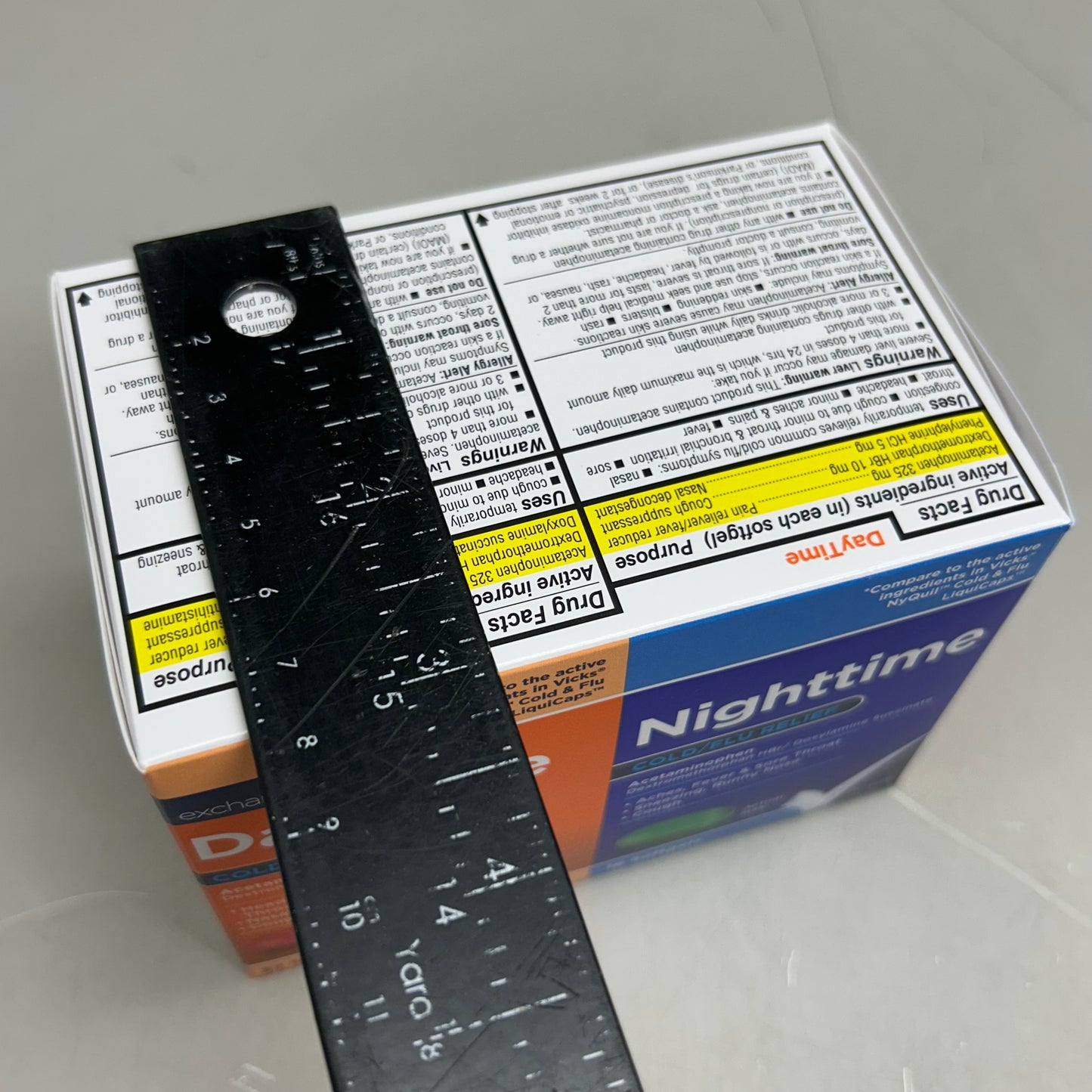 EXCHANGE SELECT (2 Pack, 32 Day Caps, 16 Night Caps) Day/Night Time Cold/Flu Relief Soft Gel Capsules