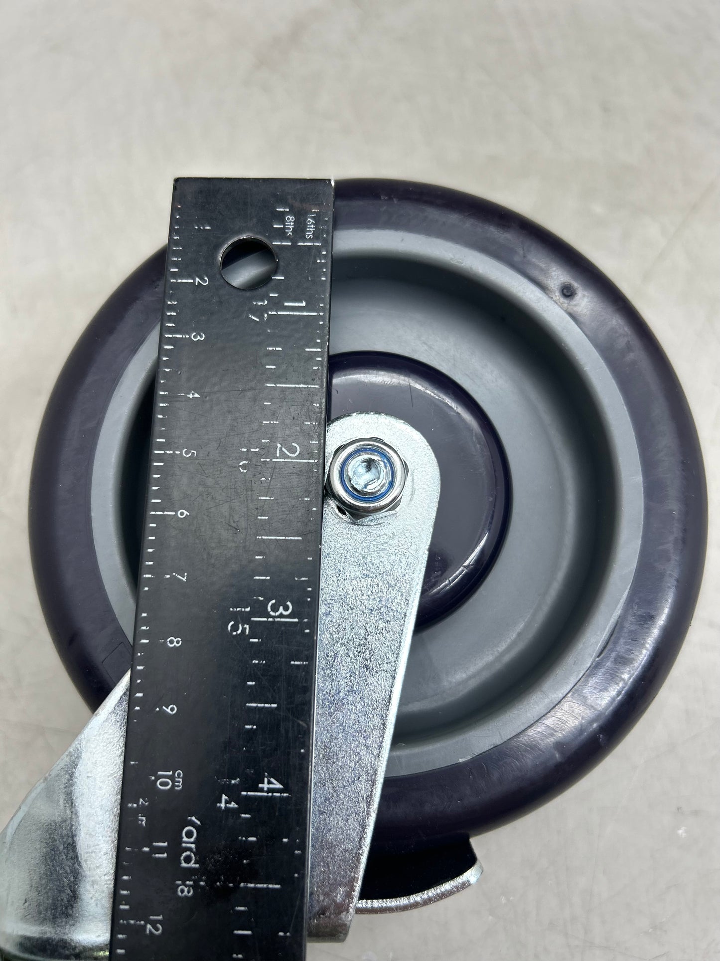 REGENCY Polyurethane Work Table/Equipment Stand Caster W/ Brake 5" Black A105CR