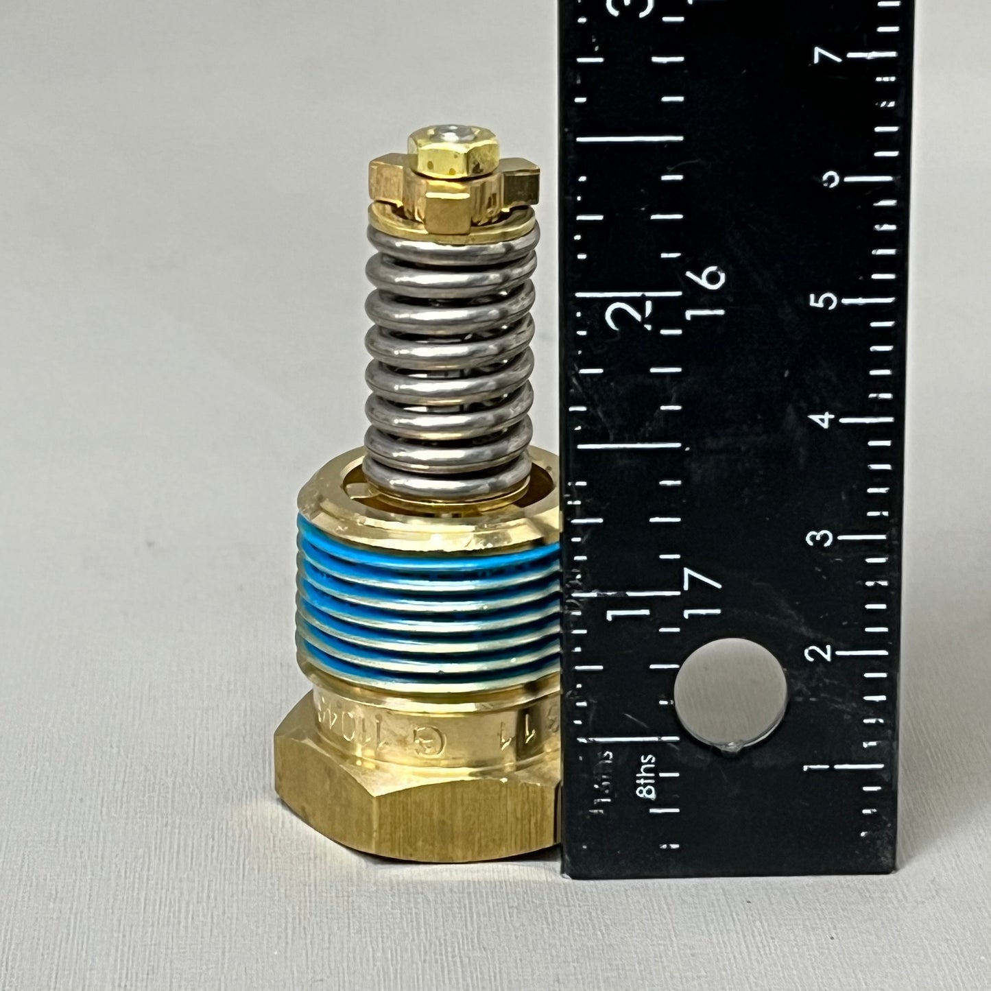 GRAND GAS (2 PACK) 3/4" Brass Pressure Relief Valve for 33 lbs Forklift Cylinder PV3320