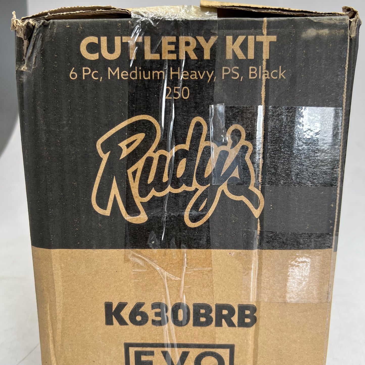 ZA@ RUDY'S (250 PACK) 6-Piece Cutlery Kit K630BRB (New) J