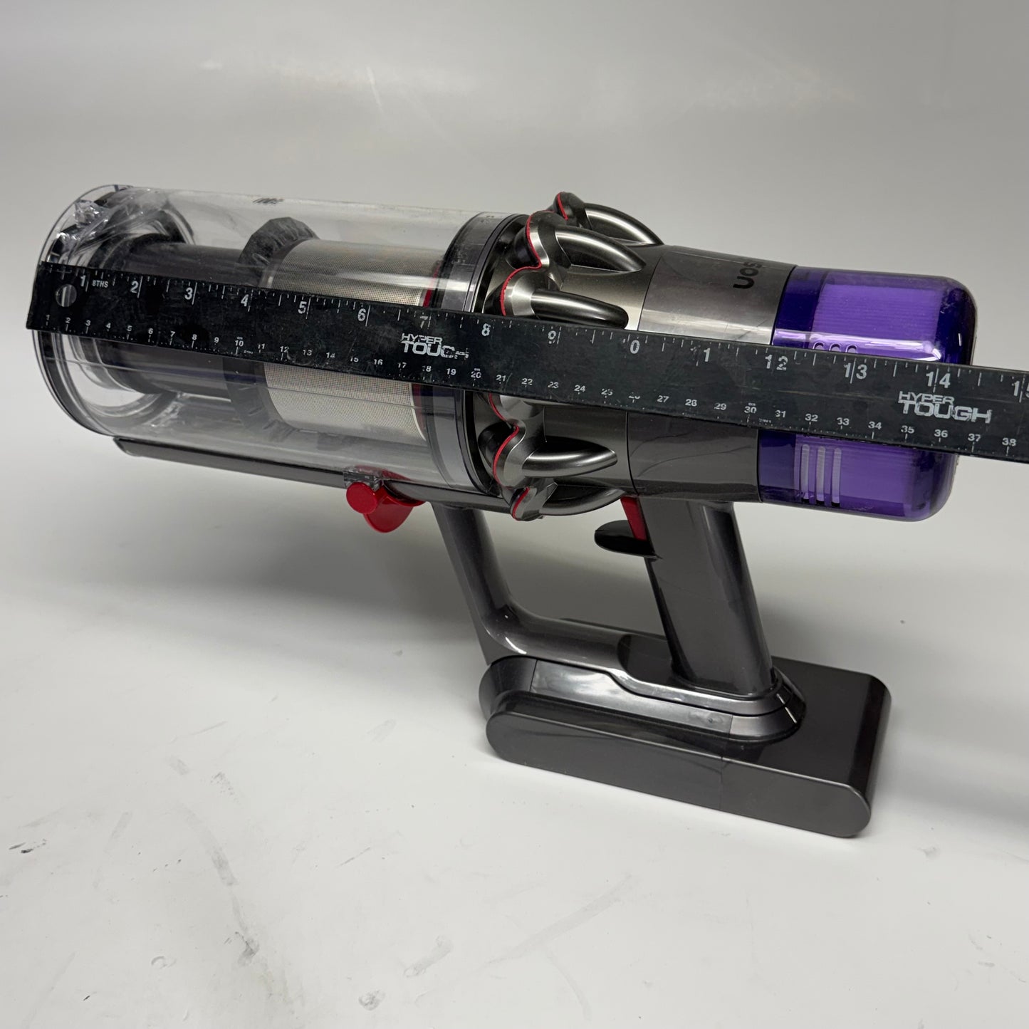 DYSON V11 Plus Cordless Vacuum Sz 9.84"W x 10.28"L x 49.67"H, Nickel/Purple