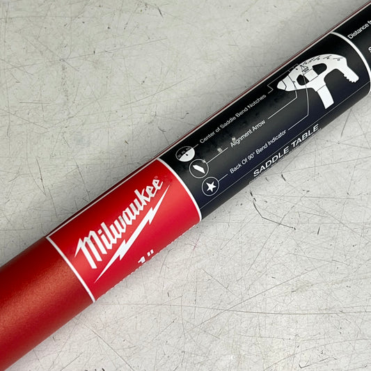 MILWAUKEE Aluminum Conduit Bender Double Bolt Handle 1"EMT 3/4" RIGID 48-22-4072