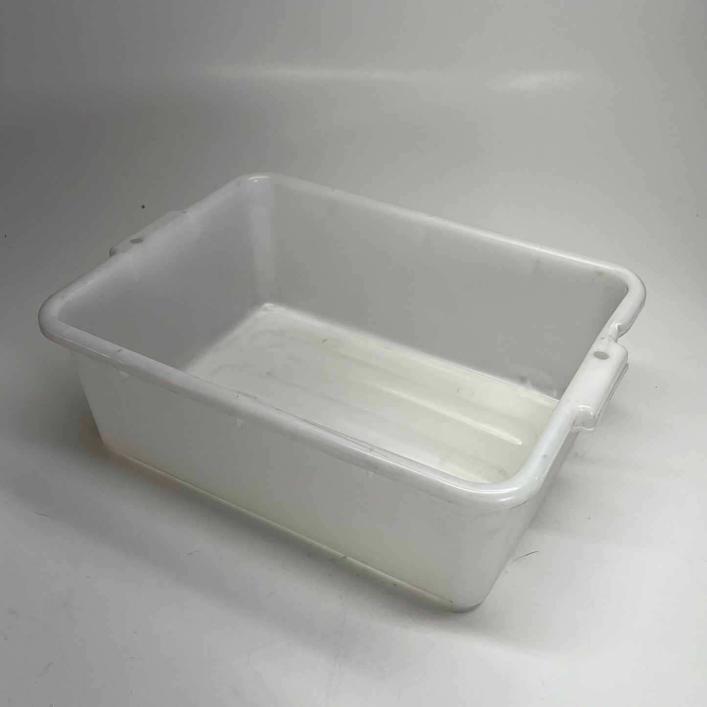 ZA@ WINCO (3 PACK) Dish Box Standard Weight Polypropylene 7" White  PL-7W