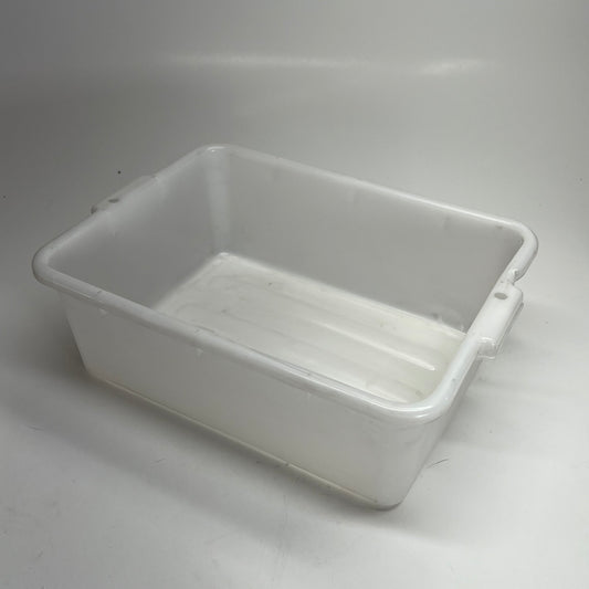 ZA@ WINCO (3 PACK) Dish Box Standard Weight Polypropylene 7" White  PL-7W