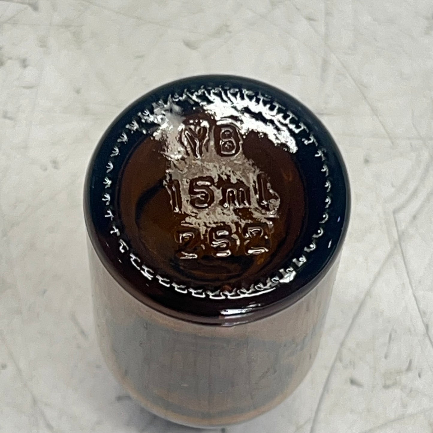 ZA@ P & P INTERNATIONAL (468 PACK) Glass Bottles (NO LIDS) 13ml 18/415 Mouth Amber