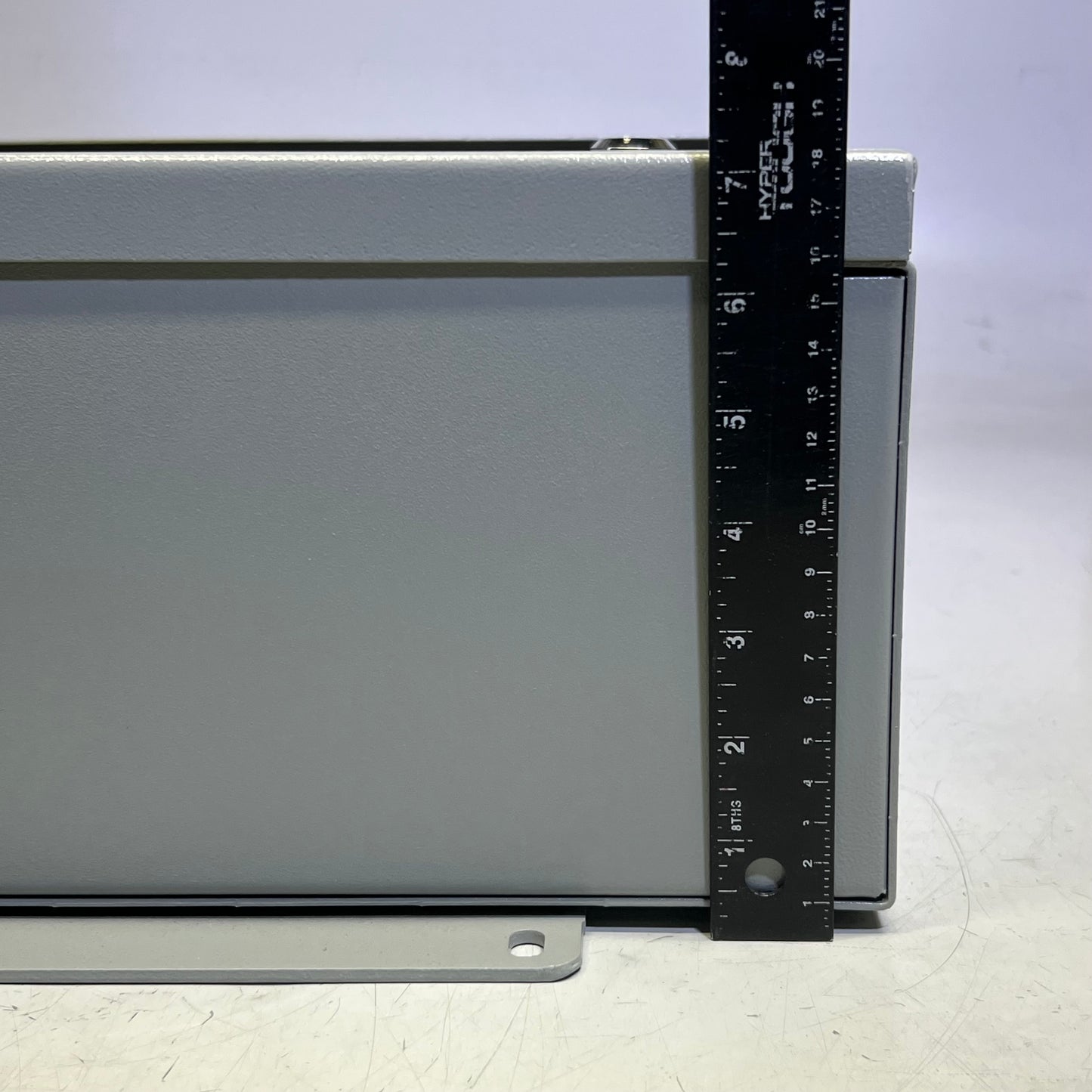 ZA@ WIEGMANN Rainproof Hinge Cover Box Large ANSI-61 Gray Polyester Powder Sz 16" x 16" x 6" B