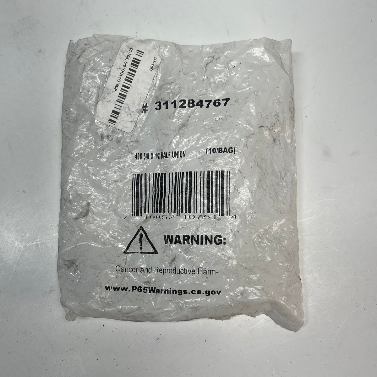 NABCO (10 PACK) 408 Half Union Adaptor Male Flare  5/8 x 1/2 Brass 311284767