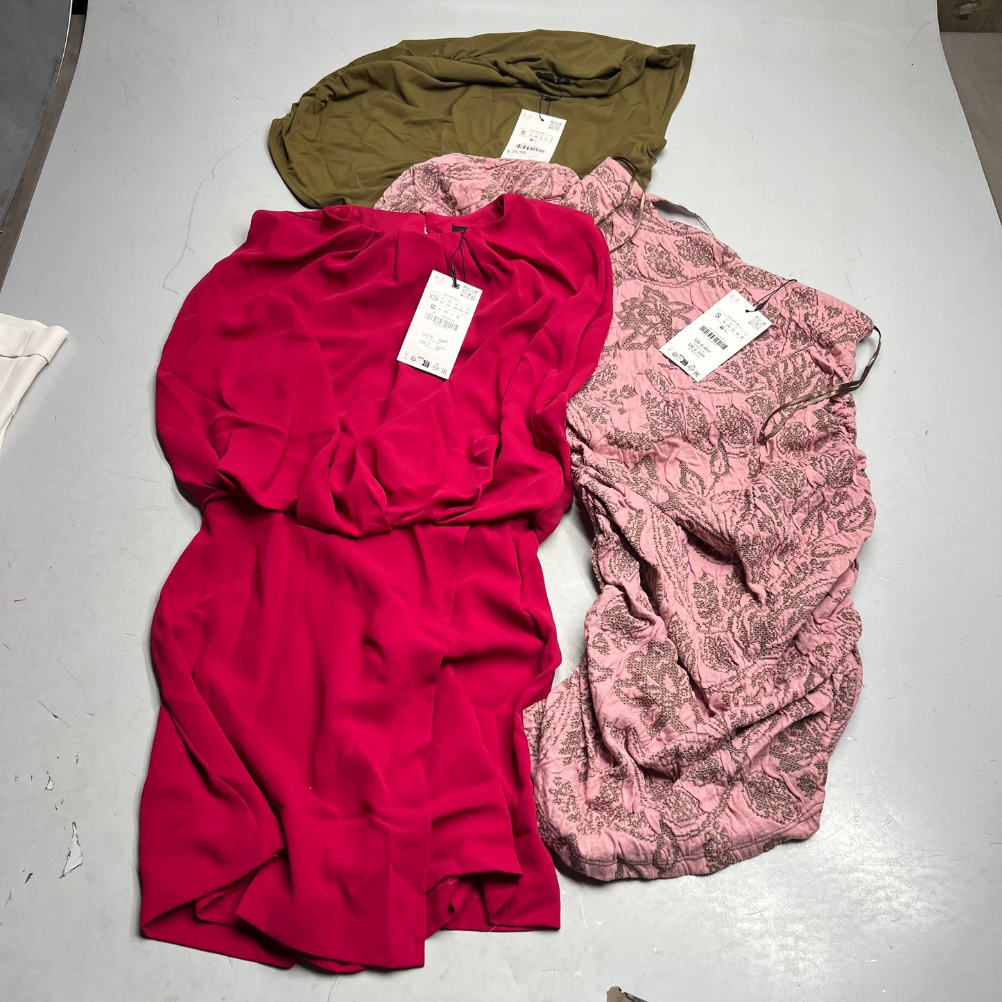 ZA@ ZARA Lot of Assorted Clothing Dresses & Blouses Women's Sz S & XS