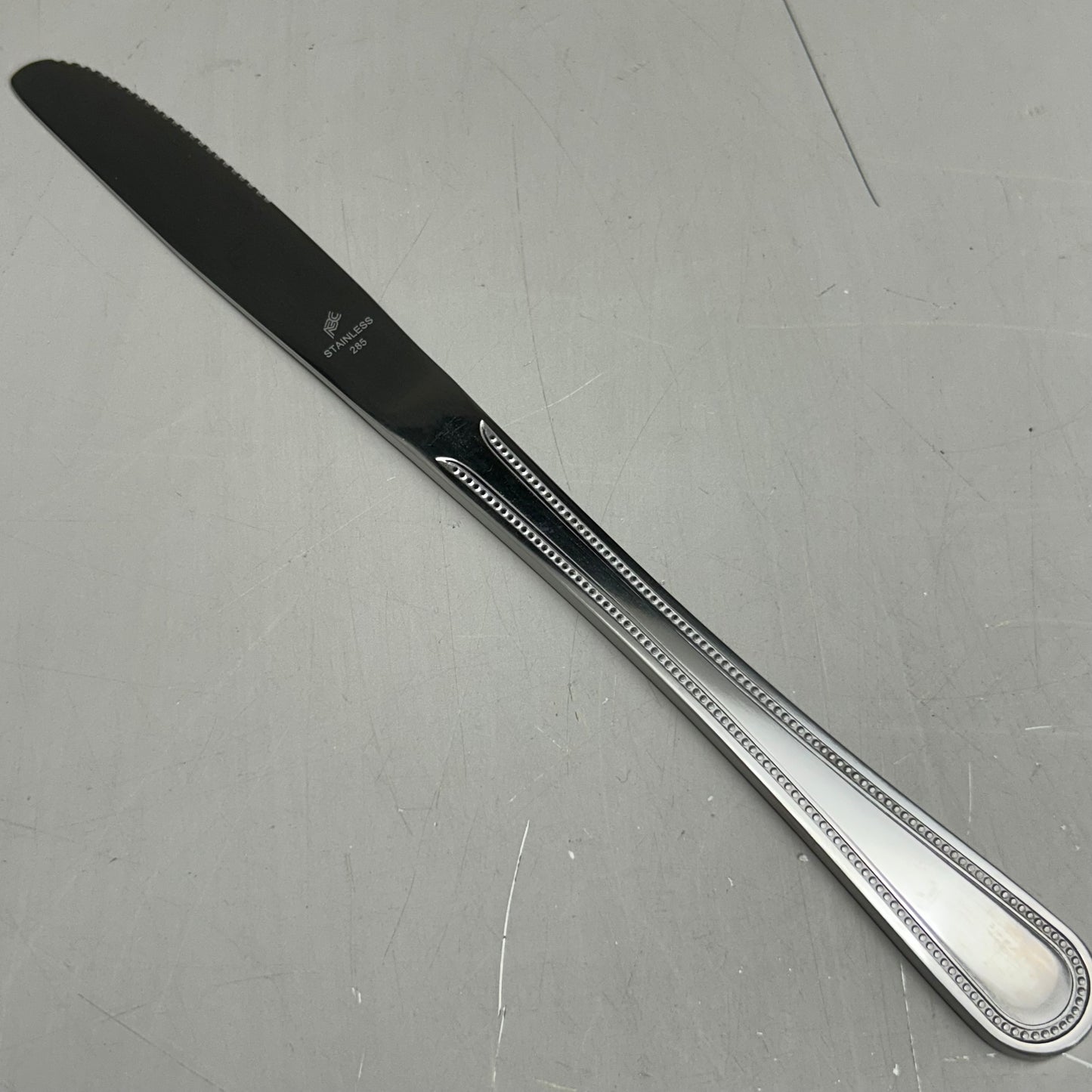 ABC (12 Pack) Stainless Steel Kyle Dinner Stamped Knives 8.5" KYLE-08 (New Other- Distressed Packaging)