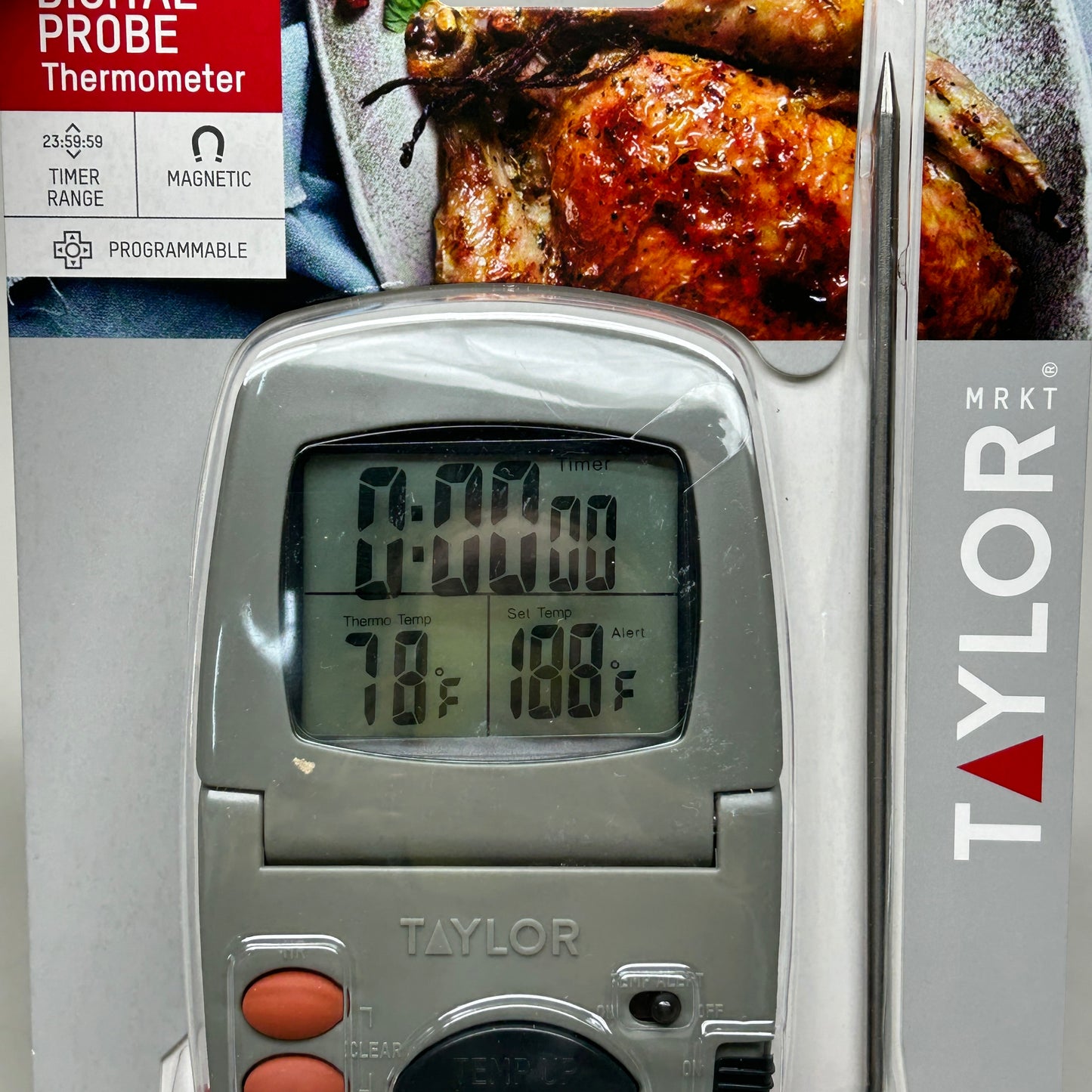 TAYLOR Digital Wired Probe Thermometer 1470N (New)