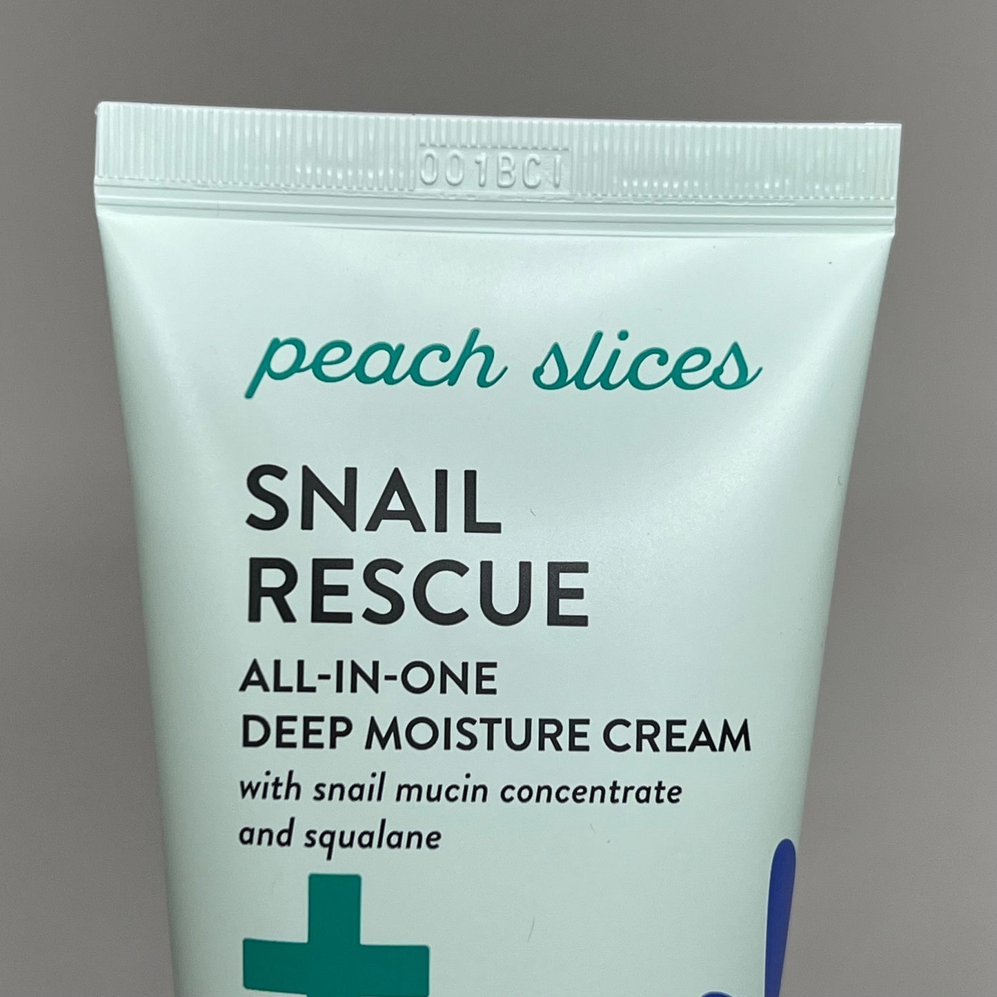 PEACH SLICES (2 PACK) Snail Rescue All-In-One Deep Moisture Squalene Cream 2.82 oz