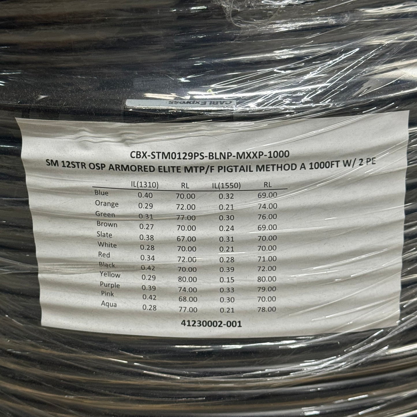 SUPERIOR ESSEX Armored MTP/PIGTAIL OSP ARMORED TRUNK CABLE