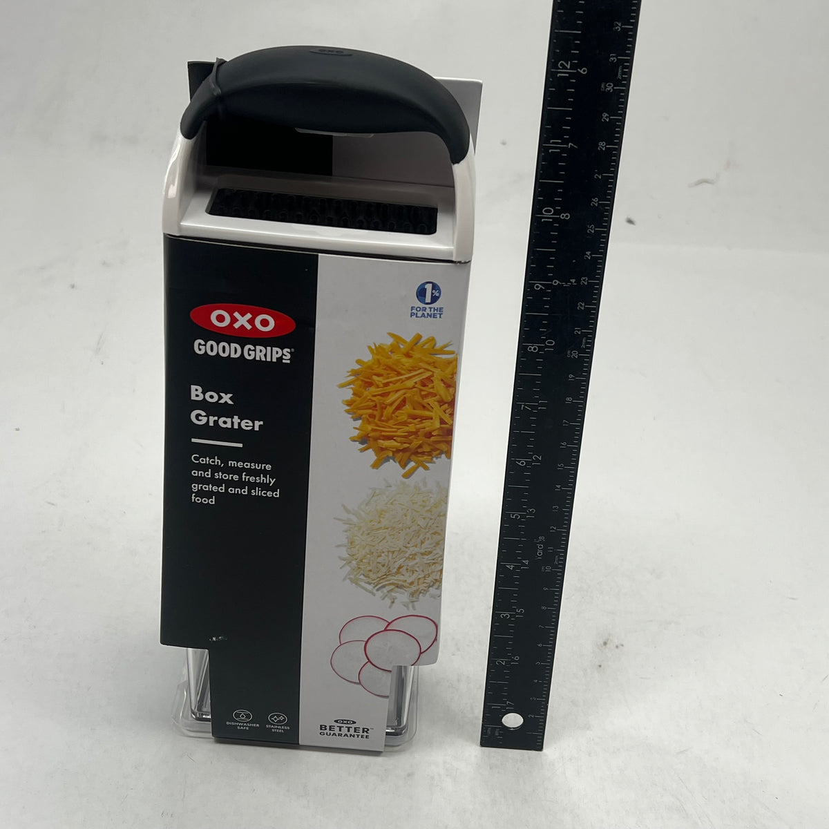 OXO Good Grips Box Grater Stainless Steel W/ Container 12"x12"x5" 1057961