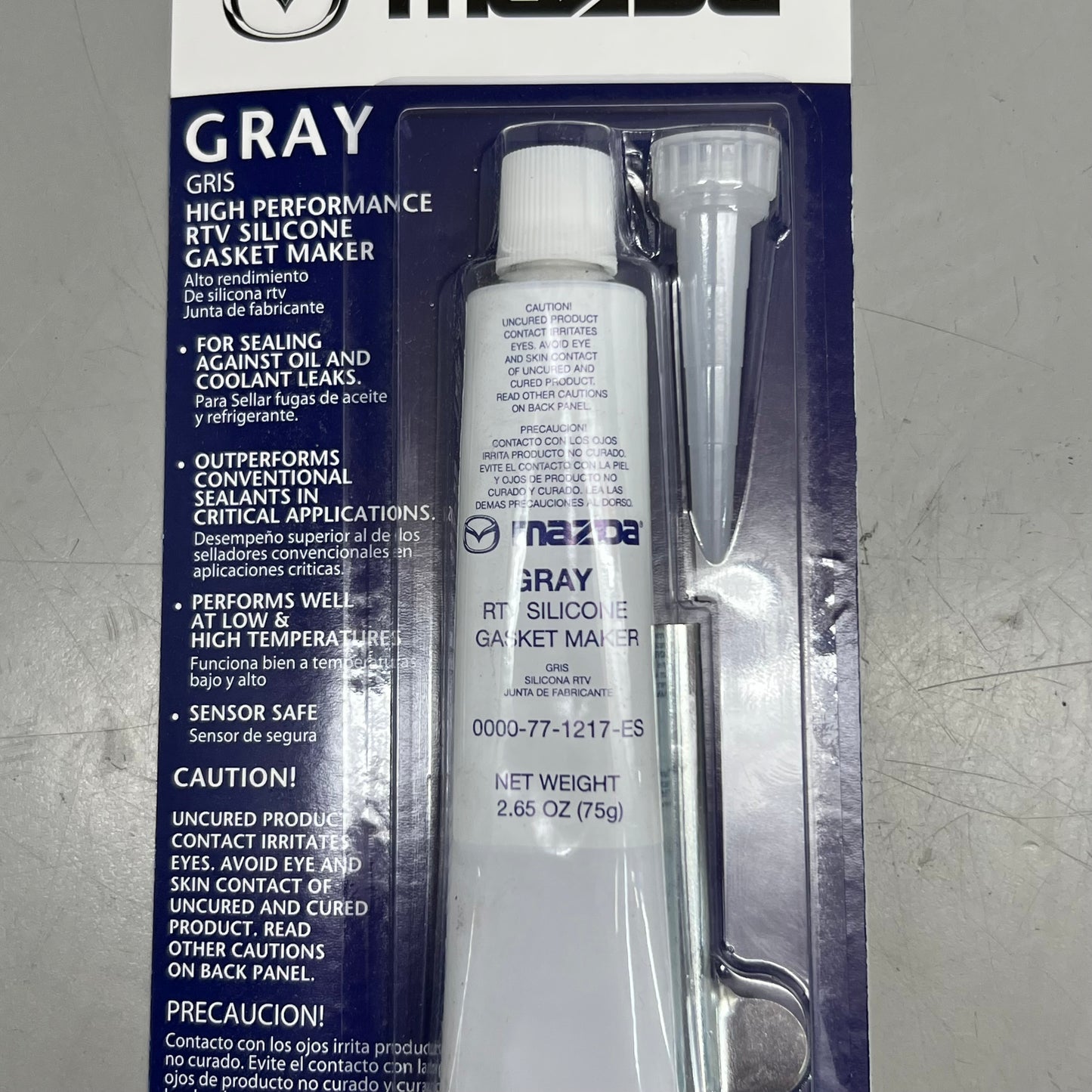 MAZDA (2 Pack) High Performance Rtv Silicone Gasket Maker Gray 0000-77-1217-ES