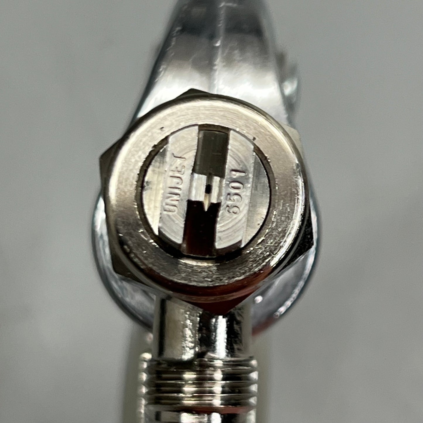 SPRAYING SYSTEMS CO. Spray Gun w/ Shut-Off Silver AA23L-45885-SS GUNJET