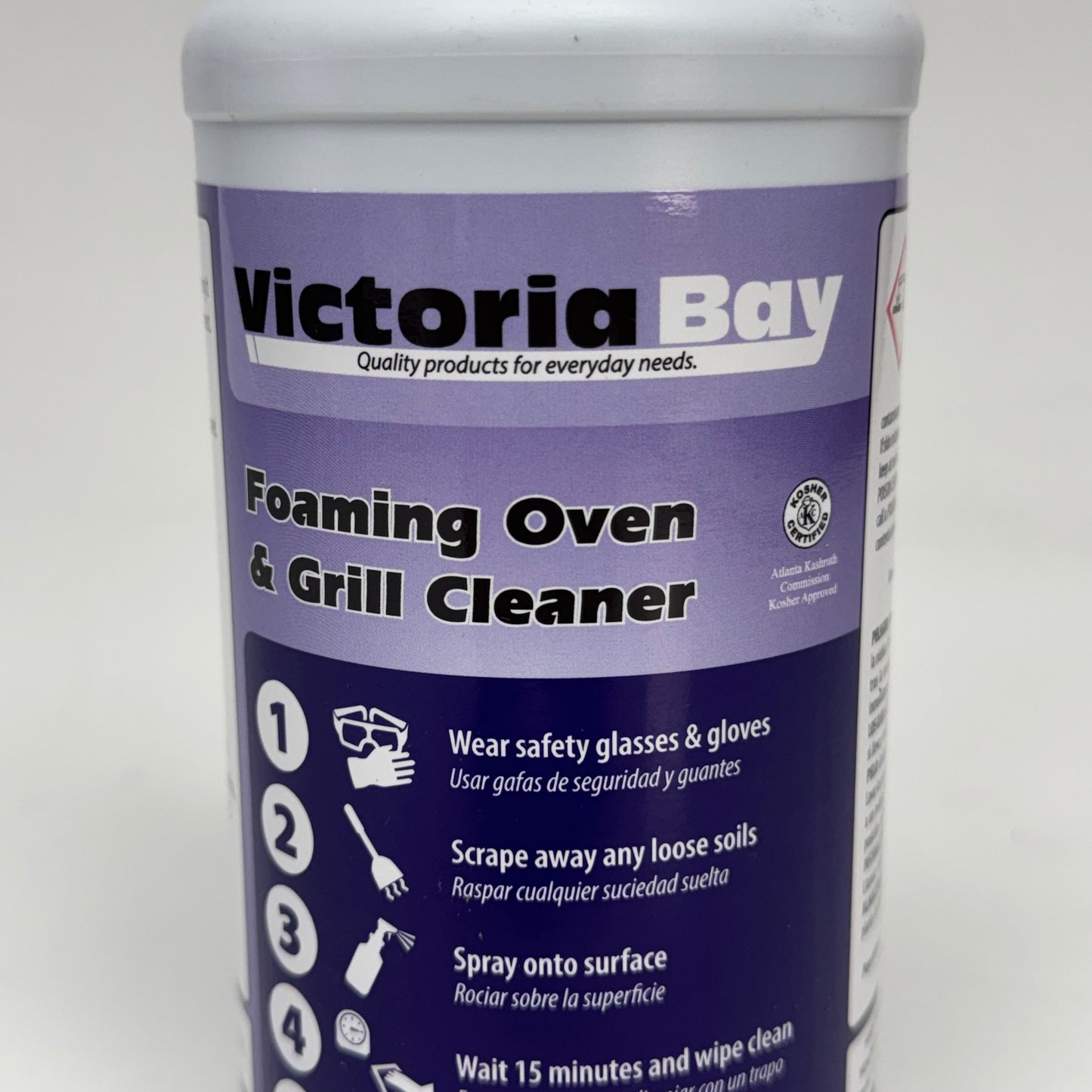 VICTORIA BAY (12 PACK) Heavy-Duty Foaming Oven & Grill Cleaner 32 fl oz. K00095