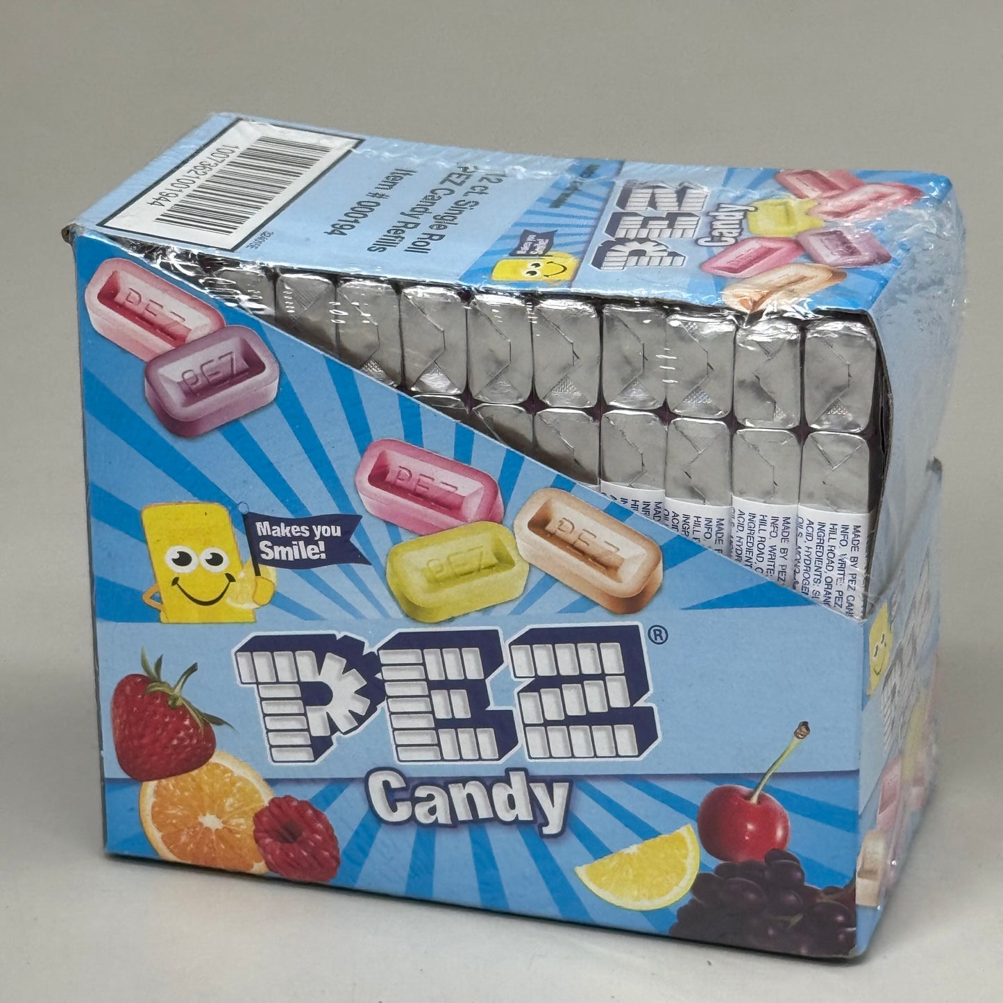 PEZ (72 PACK)Single Roll Pez Candy Refills Assorted 3 Flavors BB 06/29 000194