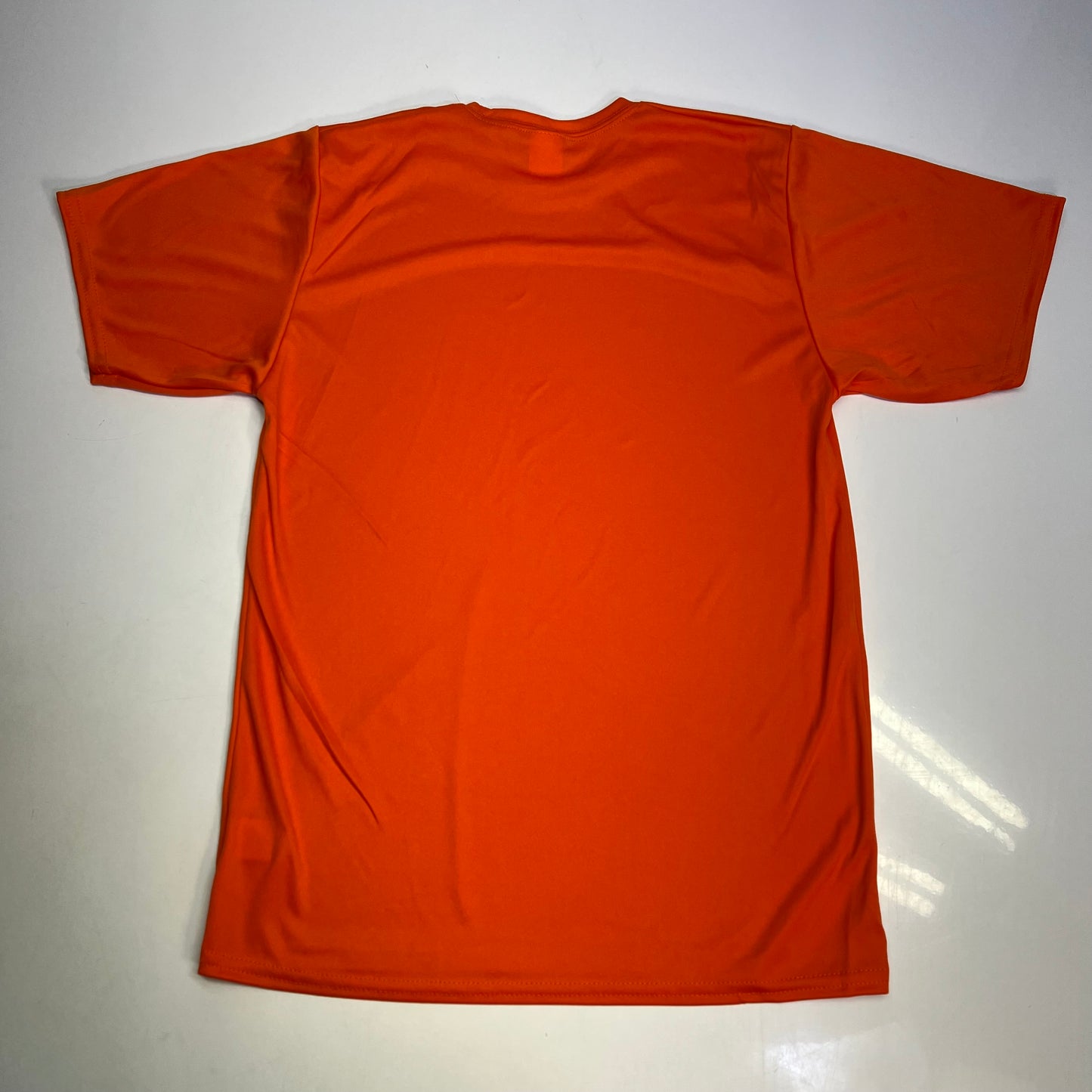 C2 SPORT (5 PACK) Moisture Wick Short Sleeve Work Shirts Youth Sz M Orange