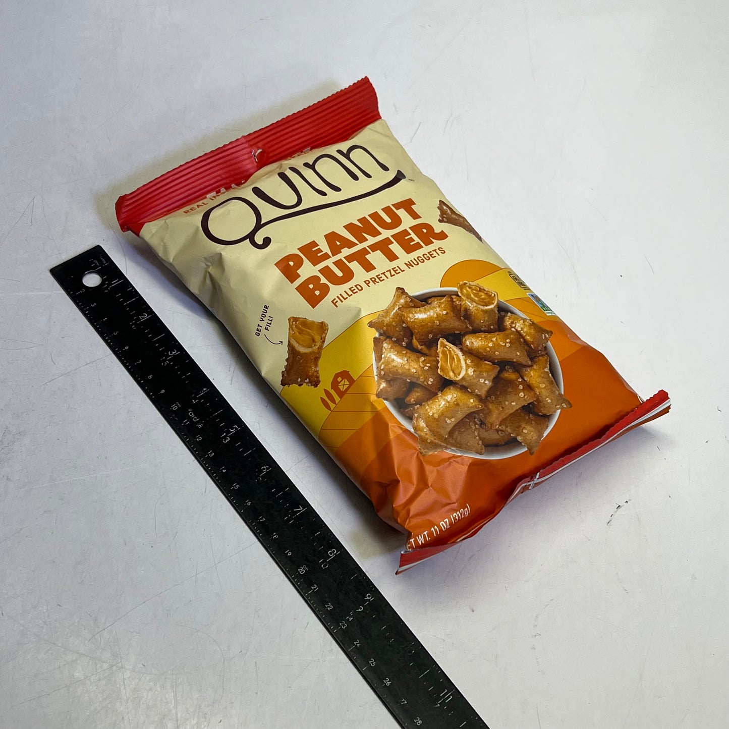 ZA@ QUINN (7 PACK) Peanut Butter Filled Pretzel Nuggets 11oz BB 06/26
