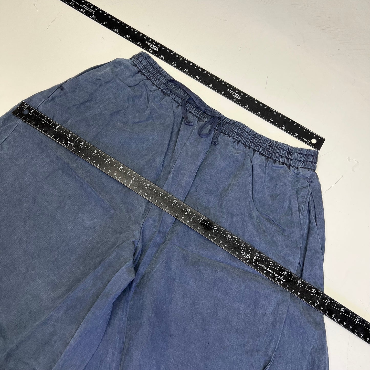 FREE PEOPLE Sidra Set Halter Top & Knee Shorts Women's Sz S India Ink 98363328