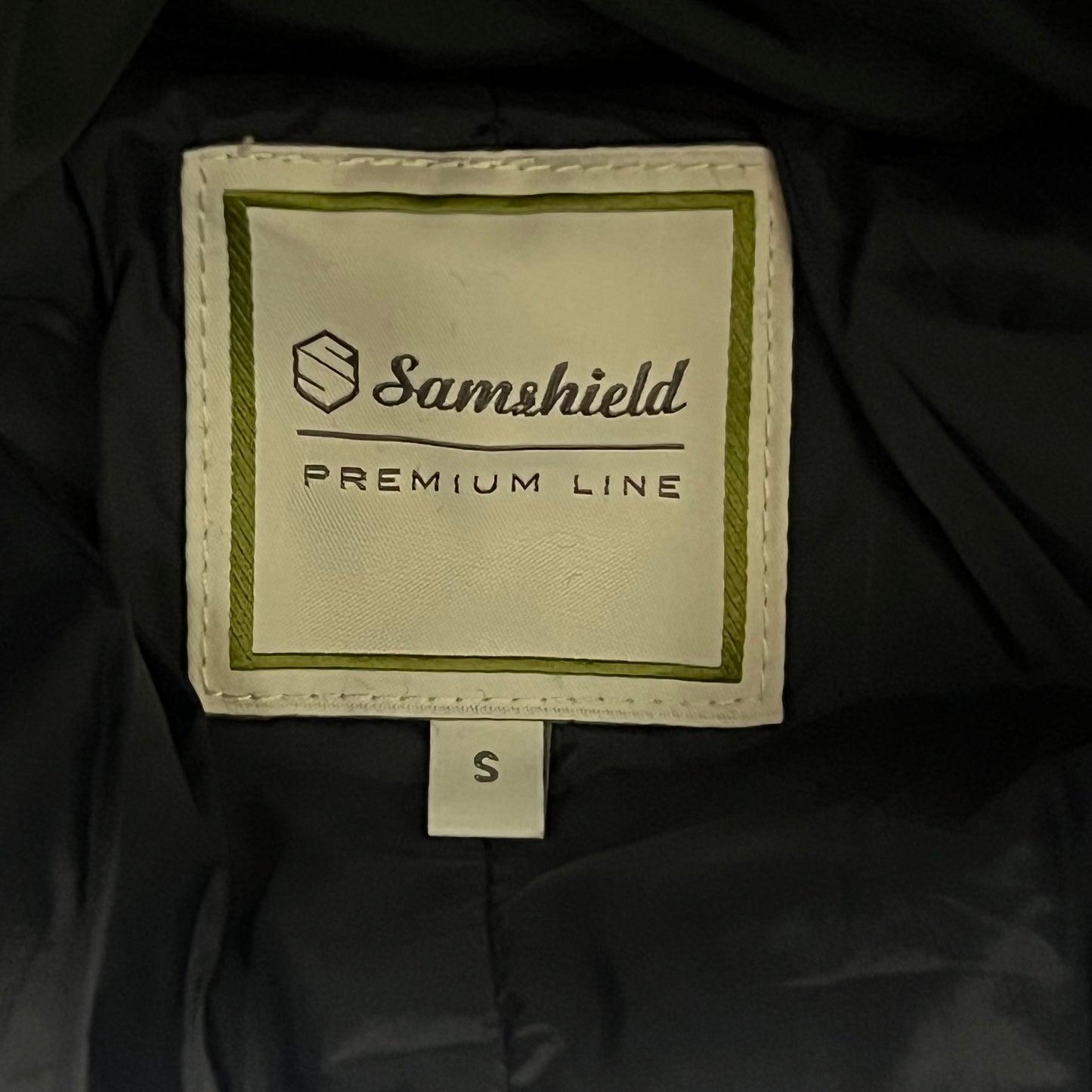 SAMSHIELD Michaela Equestrian Winter Rain Coat Rain Jacket Women's Sz S Navy Blue