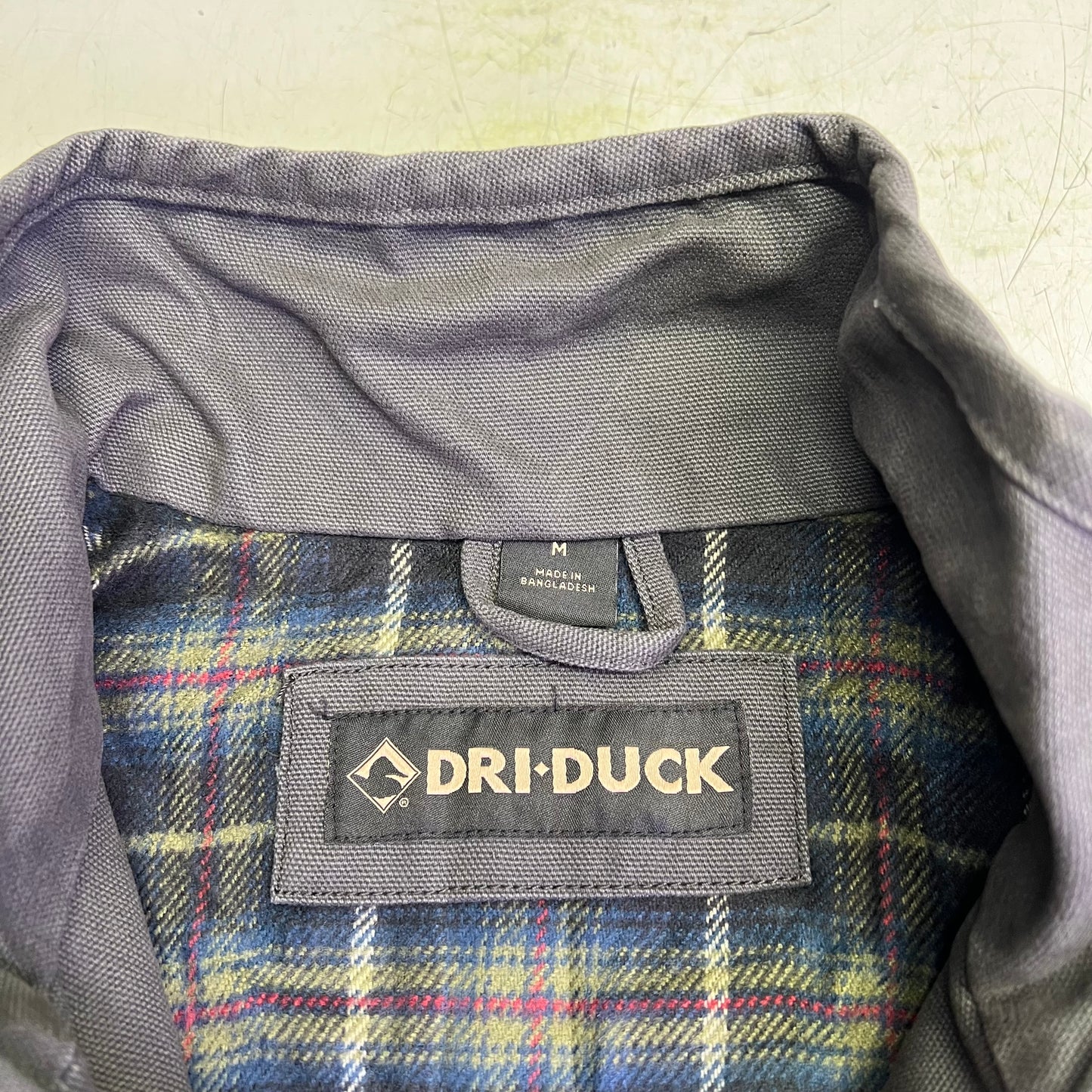 DRI DUCK Canvas Comfort Maverick Workman Jacket Men's Sz M Charcoal 5028